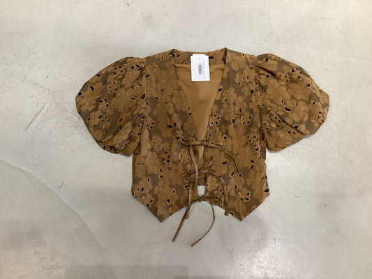 CINNAMON SWIRL JAQUARD  TOP