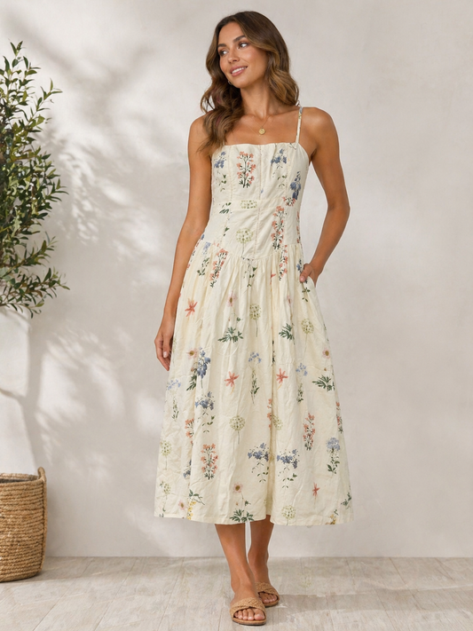 CAMMIE FLORAL PRINTED MAXI