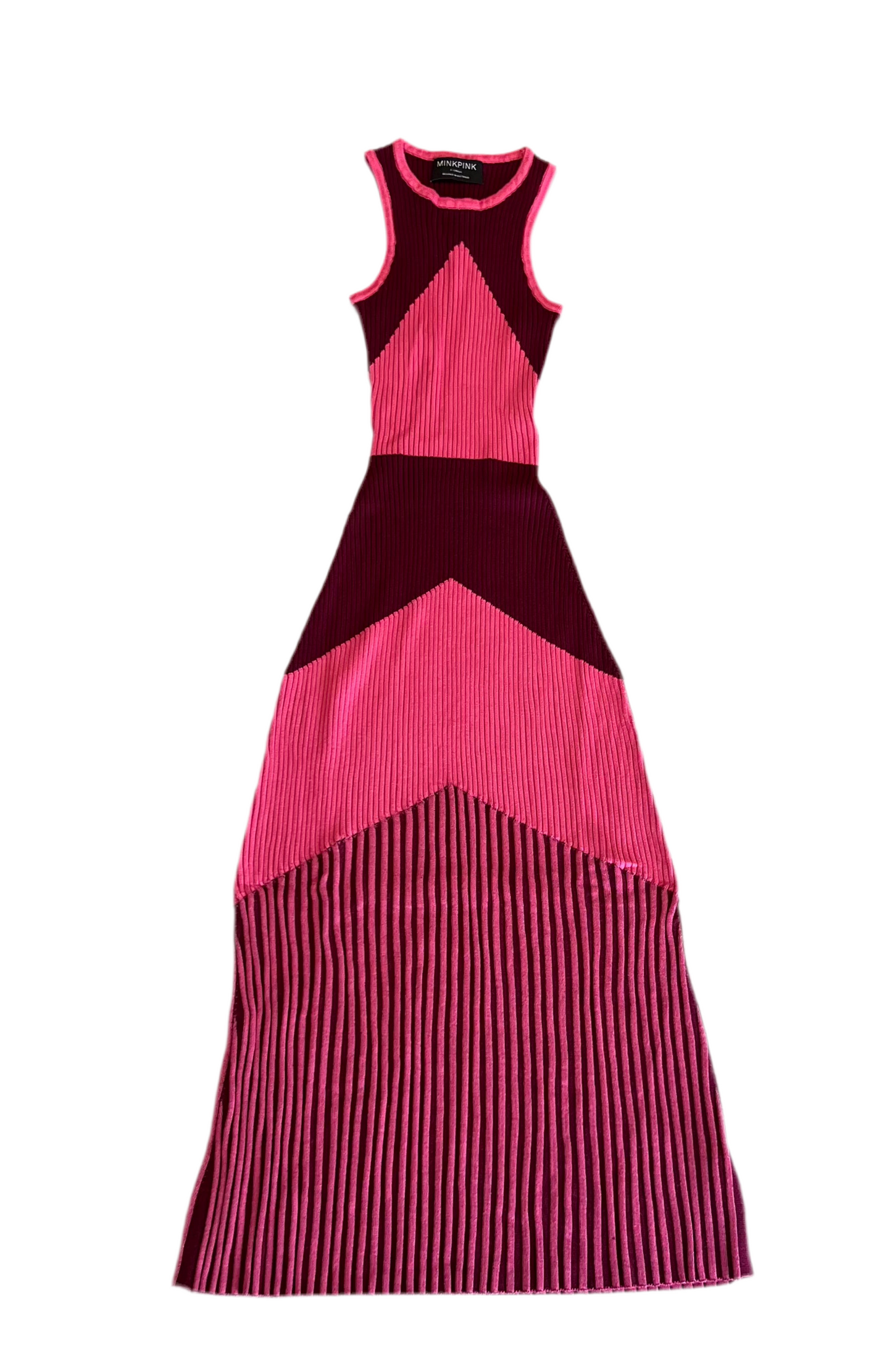 EMERIS INTARSIA KNIT DRESS