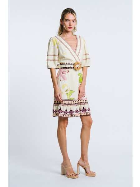 Ivy Floral Printed Mini Dress