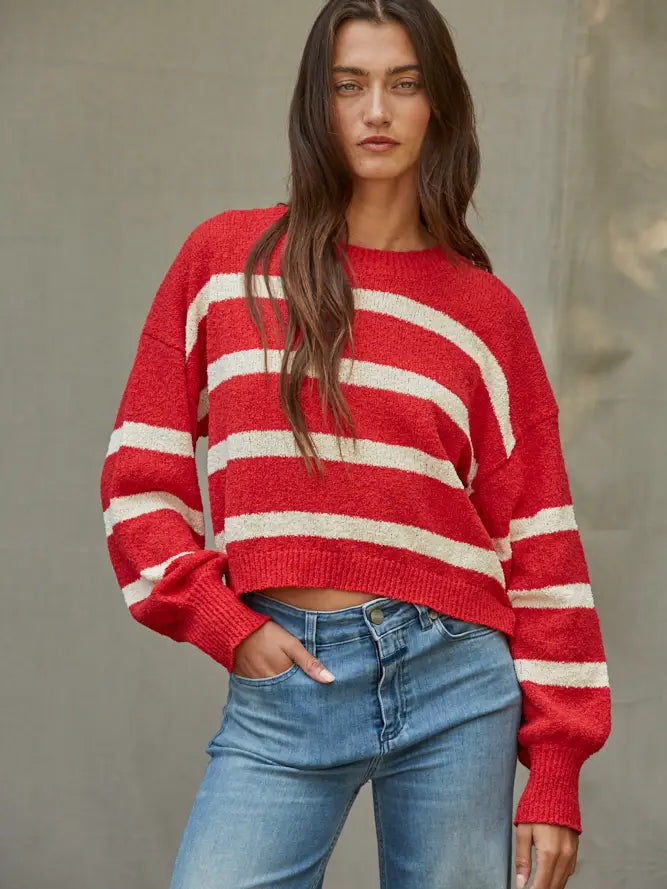KARMEN CREW NECK TOP