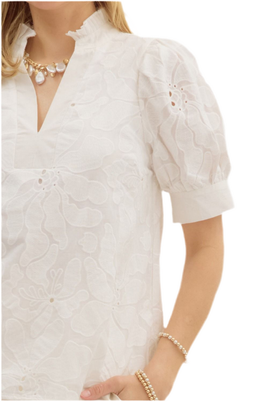 ON THE BRIGHT SIDE FLORAL TOP