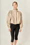 Shirred Trench Short Coat