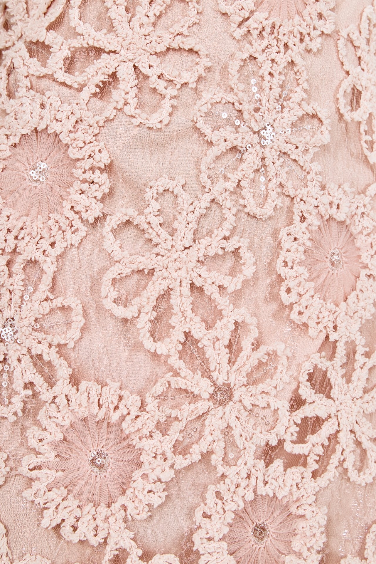 Romance of Flowers Lace Cami Maxi Dress