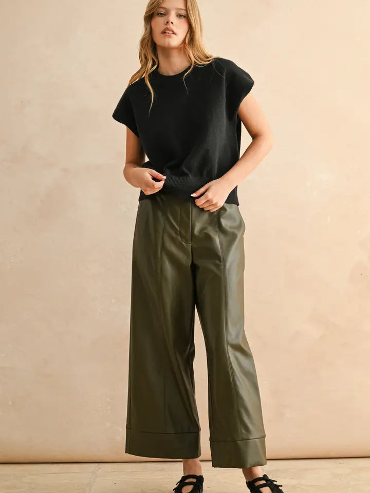 Relax and Go  Loose Fit Short Sleeve Sweater Top