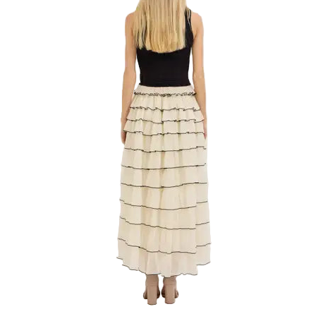 LESLIE RUFFLE MAXI DRESS