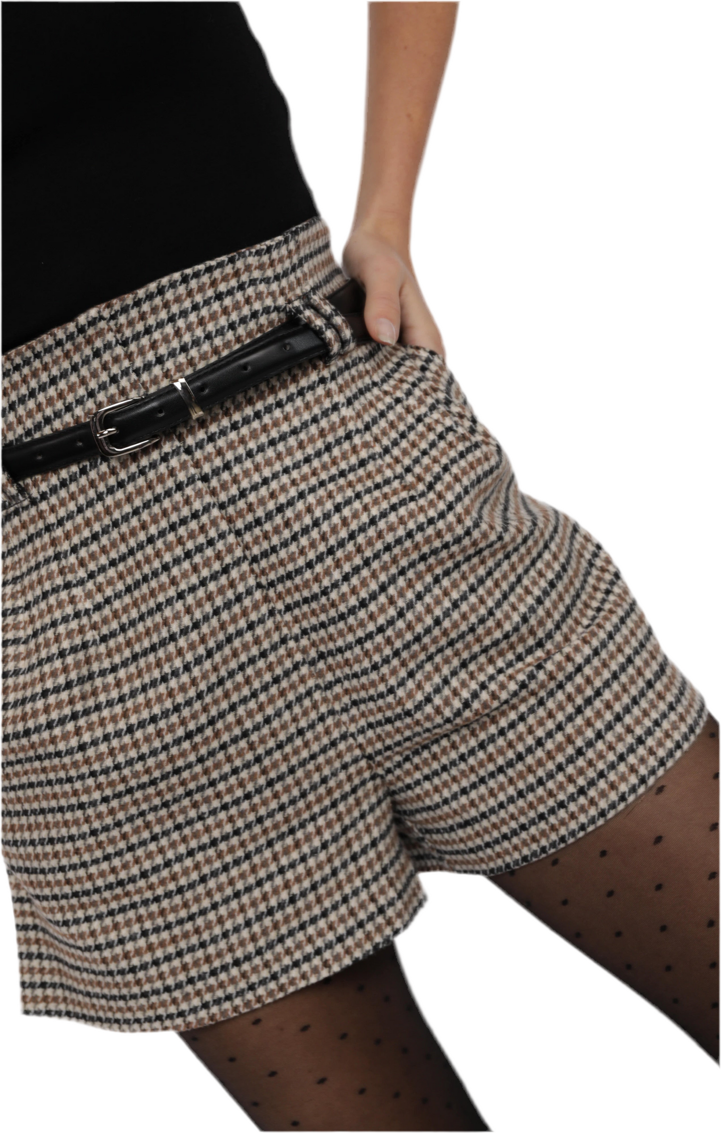 MEMORABILIA BELTED SHORT