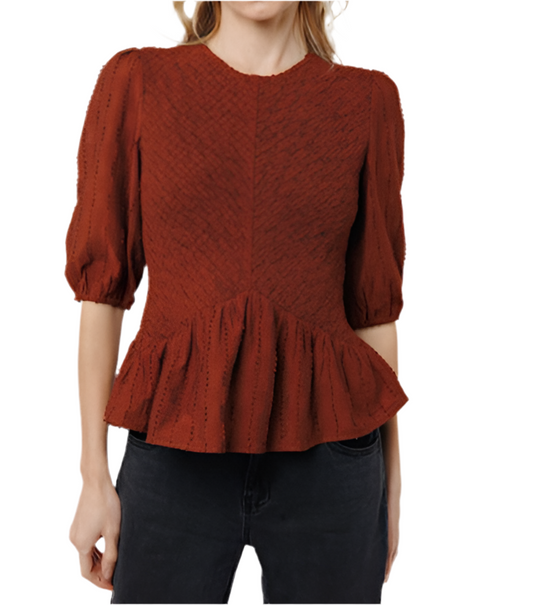 ESRA PEPLUM TOP