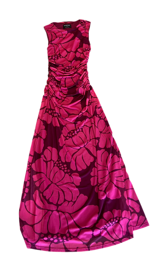 PERSEPHONE MESH MIDI DRESS
