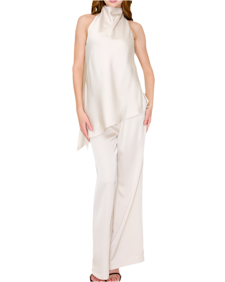 High Rise Straight Pants