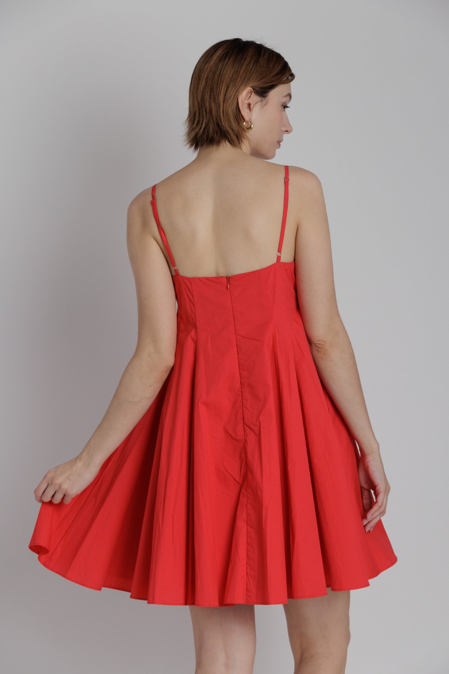 PLAY IN THE SUN POPLIN MINI DRESS