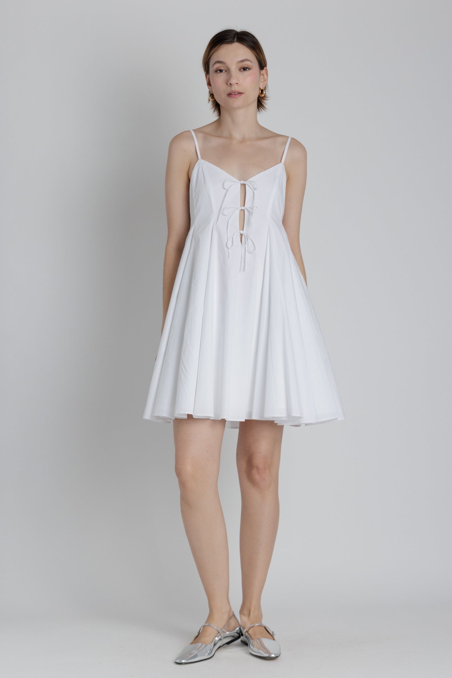 PLAY IN THE SUN POPLIN MINI DRESS