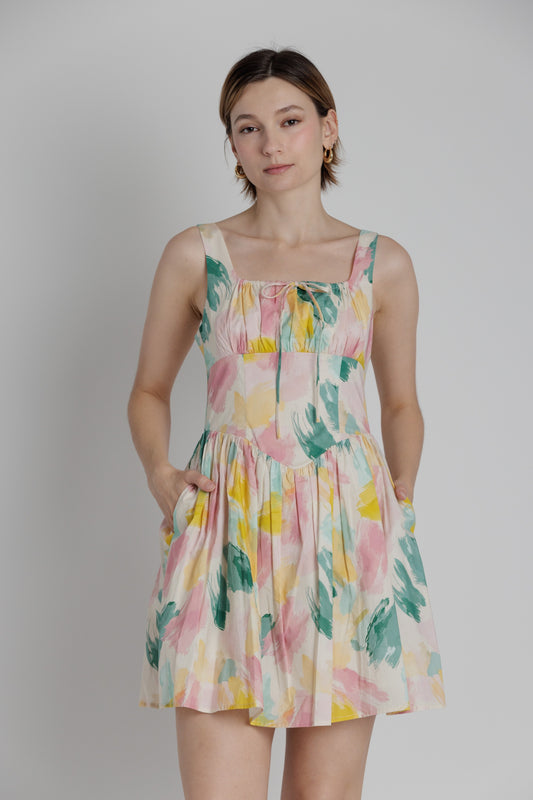 APOLLO MINI DRESS W/TIES