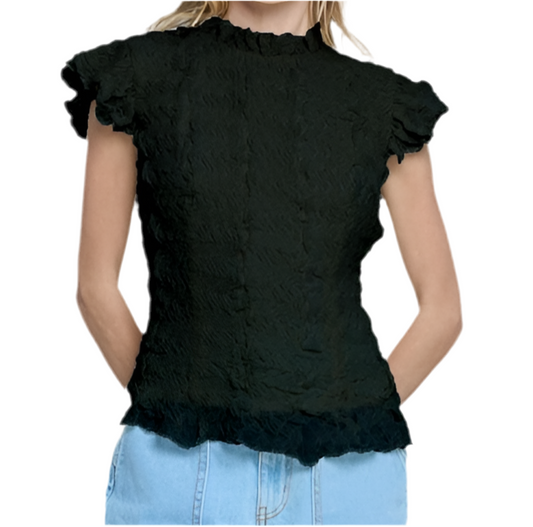 LARYNA TEXTURED TOP