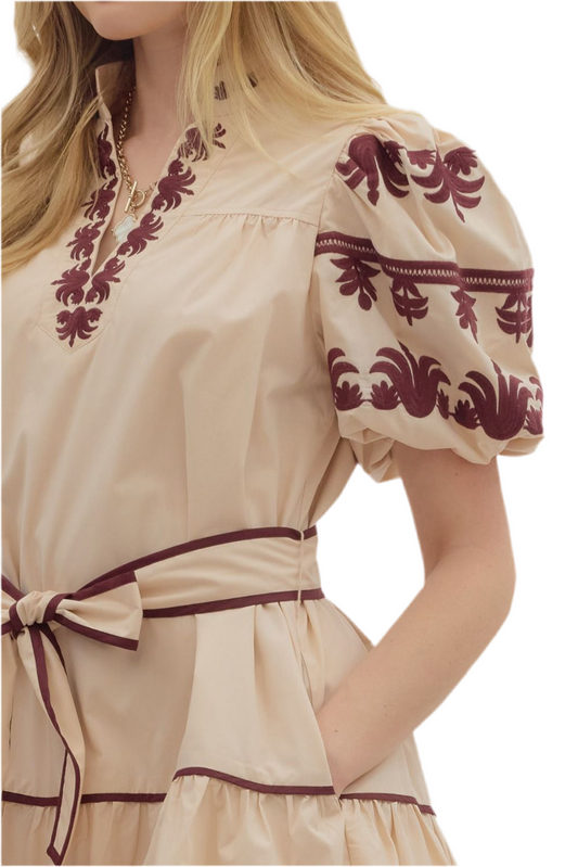 AVIENNA EMBROIDERED MINI