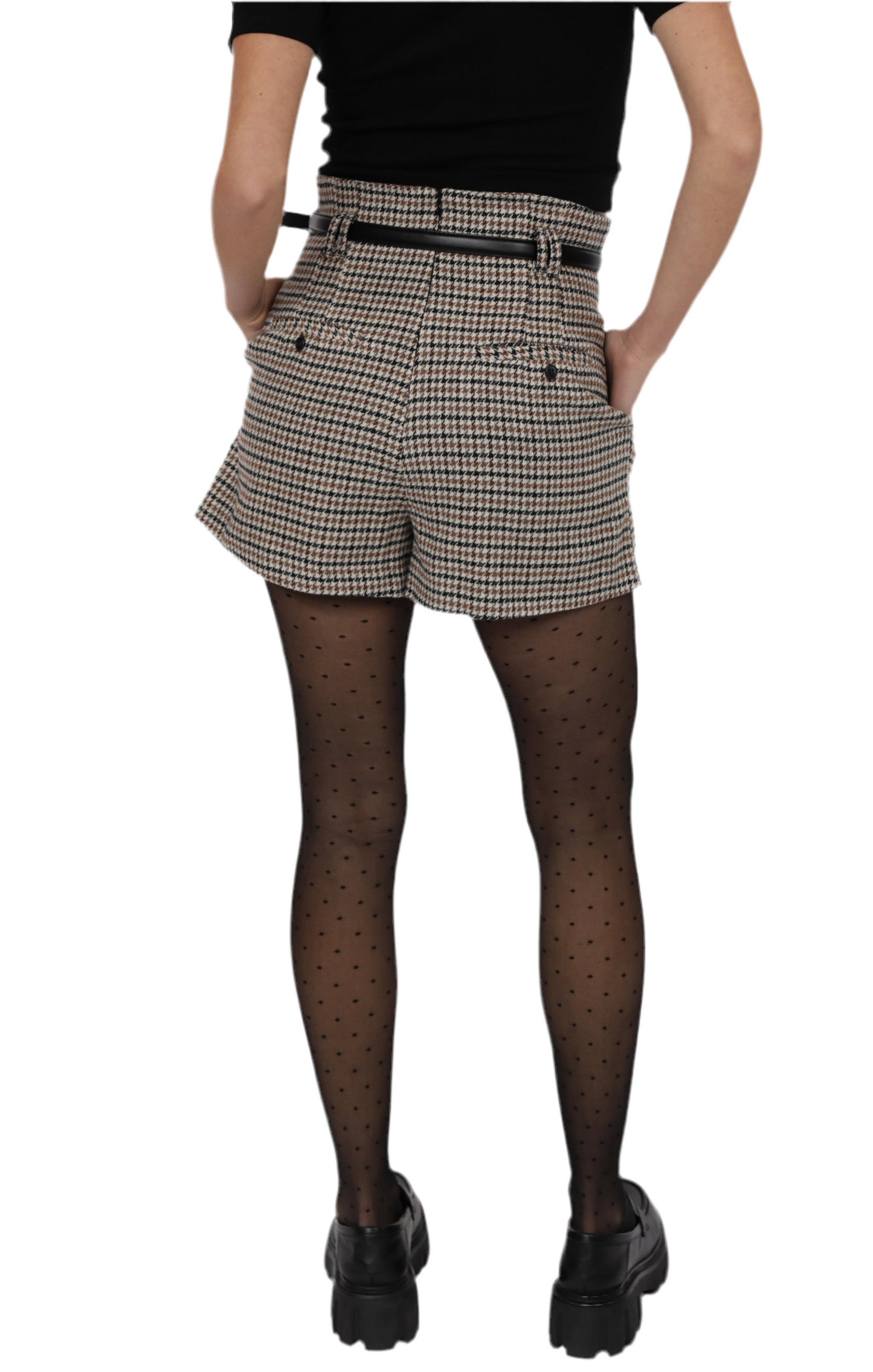 MEMORABILIA BELTED SHORT