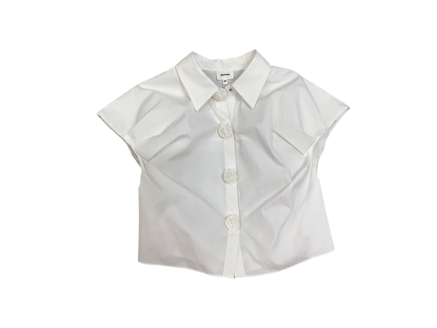 EMILY FLORAL BUTTON TOP