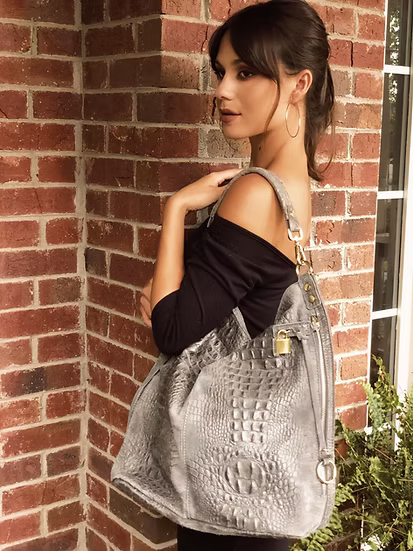 Marta Croco Large Cross Body Handbag