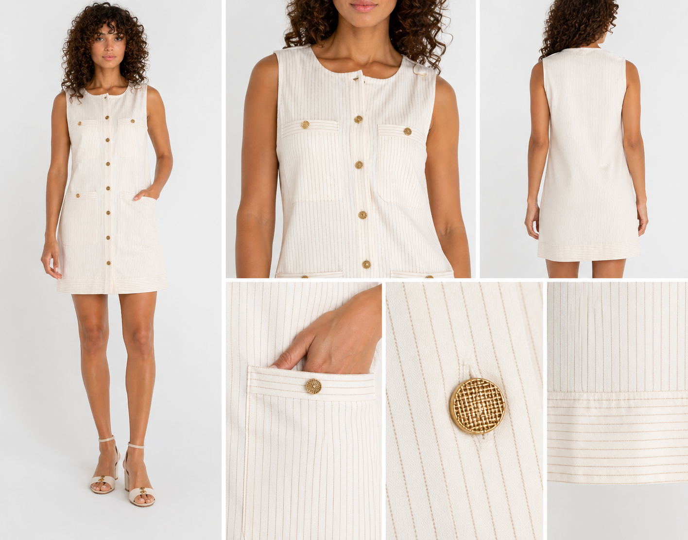 JANEY Patch Pocket Shift Dress