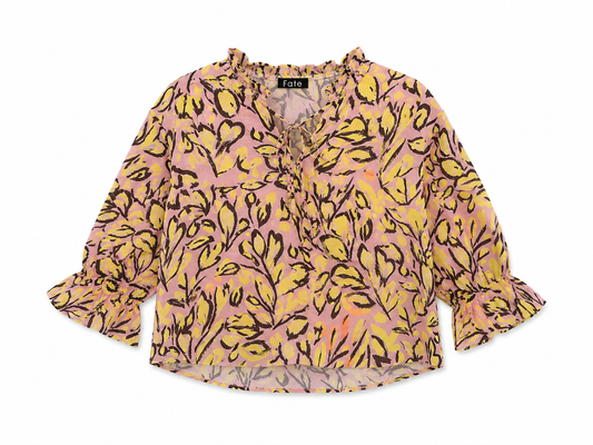 OLIVIA ABSTRACT BLOUSE