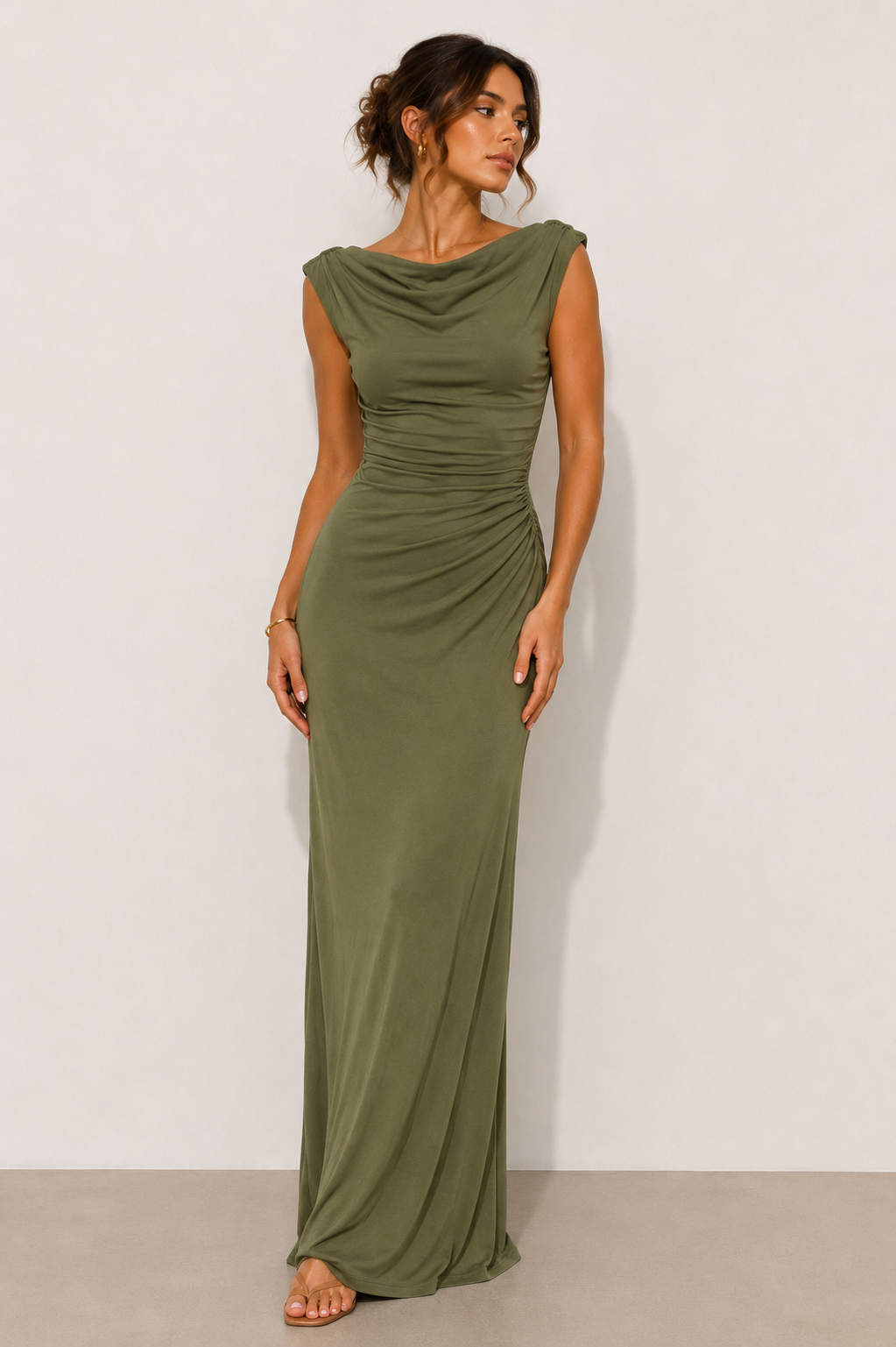 ASTER MESH MIDI DRESS