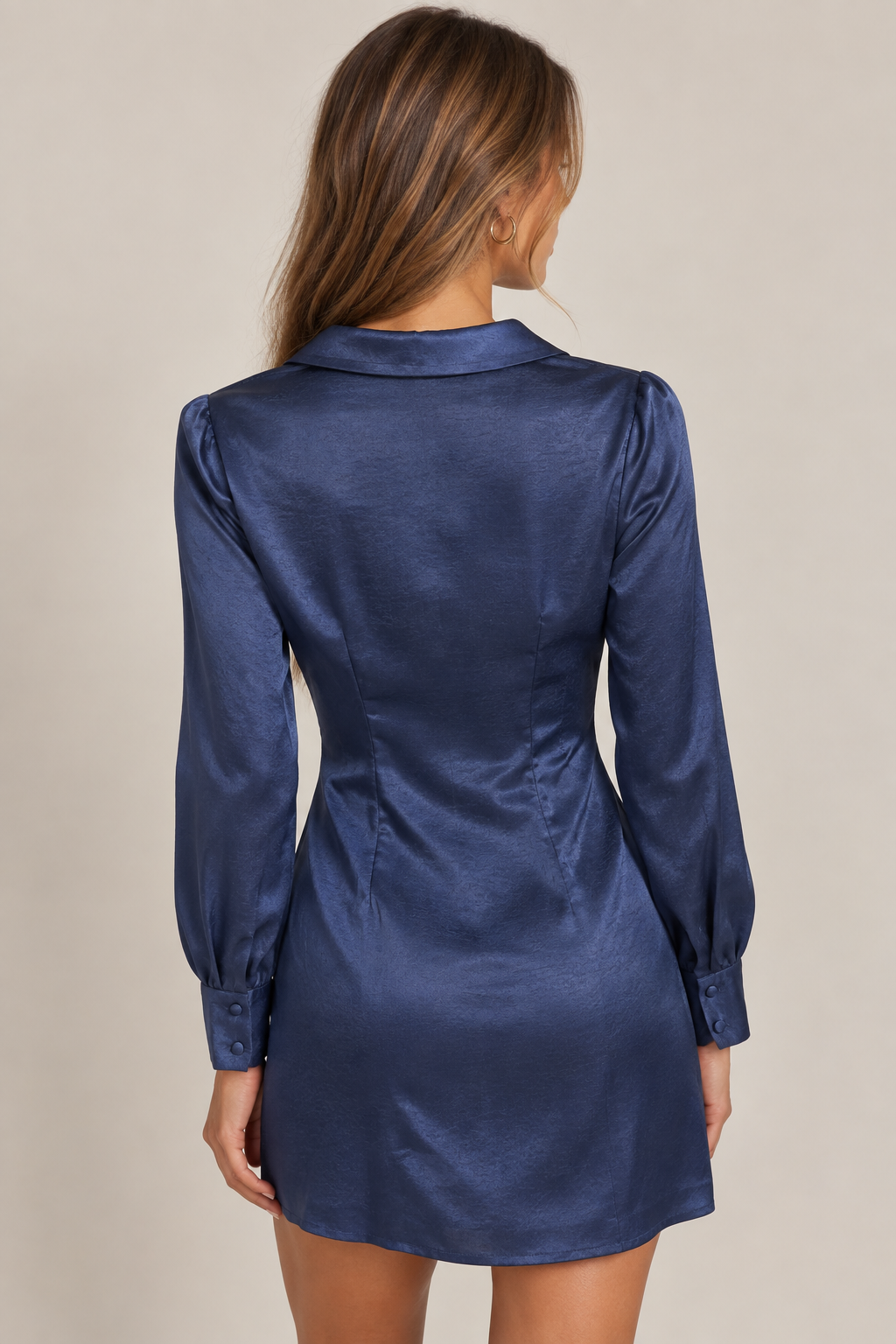 Satin Front Cinched Mini