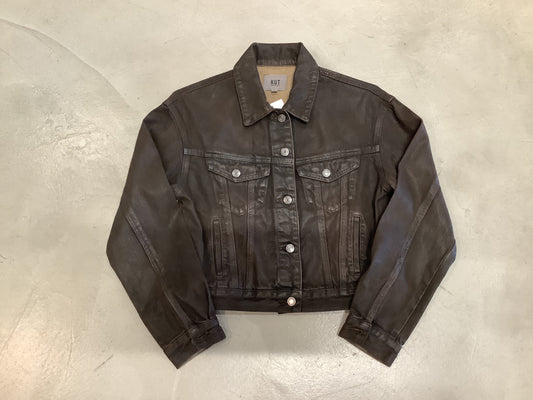 EMRIE-COATED LONG SLEEVE DENIM JACKET