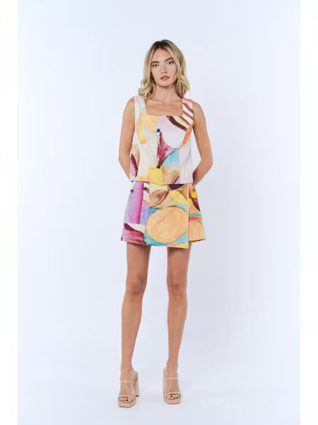 NAO PRINTED WRAP SKORT