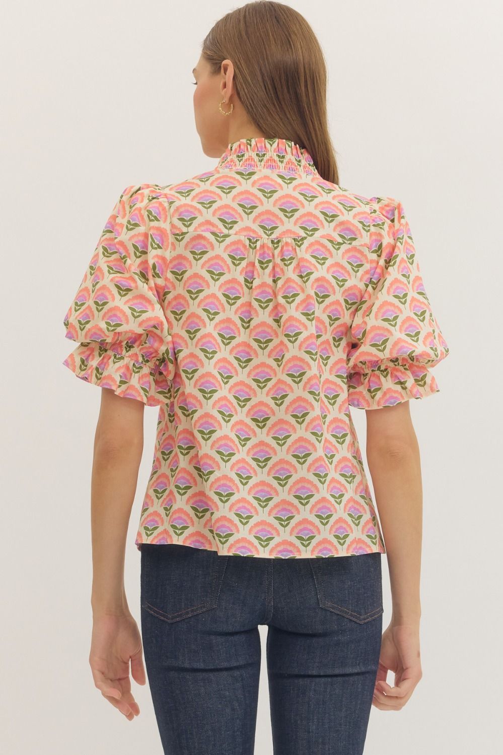 CHIC LEISURE PUFF SLEEVE TOP