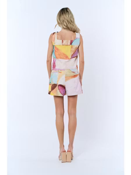 Yesika Scalloped Front Top