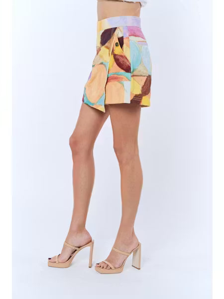 NAO PRINTED WRAP SKORT